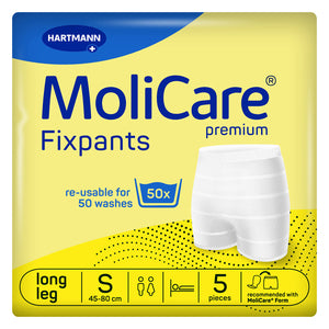 MOLICARE Fixpants Long Leg Small Pack of 5