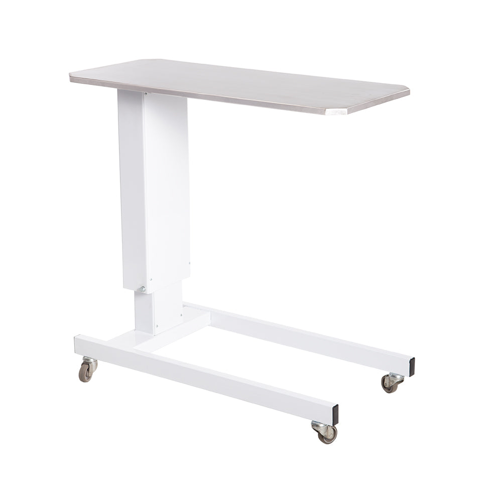 HI-LO OVERBED TABLE HYDRAULIC (s/steel top)