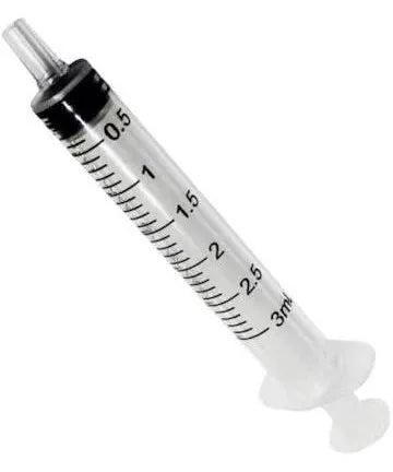 SYRINGE 3ML LUER SLIP x 100