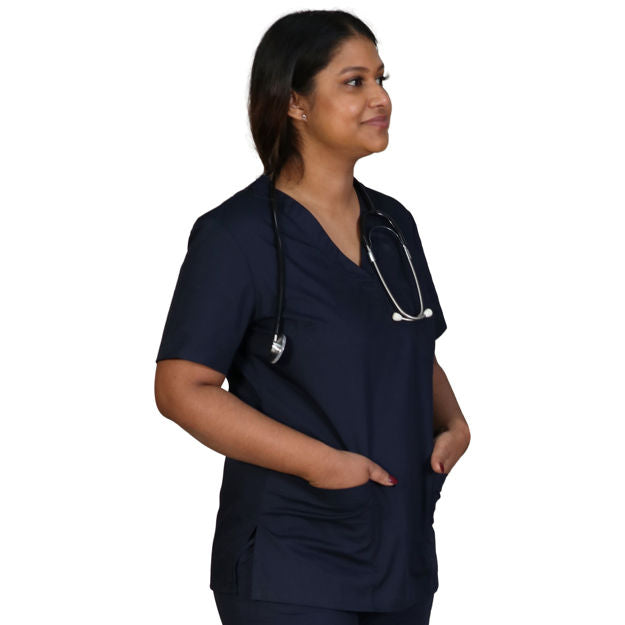 Ladies Medical Scrub Top