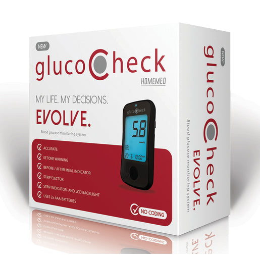 GlucoCheck Evolve Glucometer