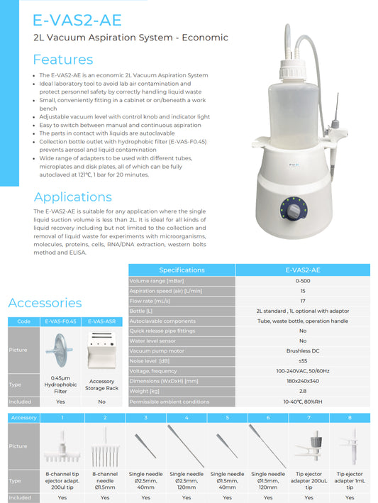 Vacuum Aspiration System (E-VAS2-AE)