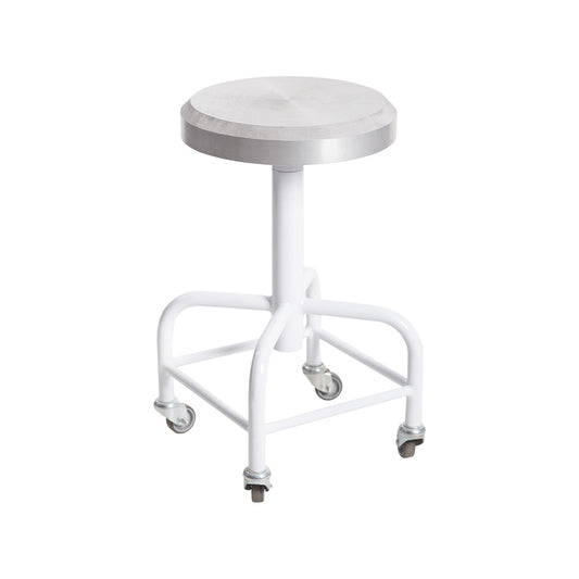 ANAESTHETIC STOOL S/S (on cast, aluminium top)