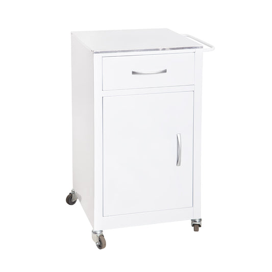 SINGLE BEDSIDE LOCKER (s/steel top)