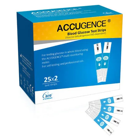 Accugence Blood Glucose Strips (50)