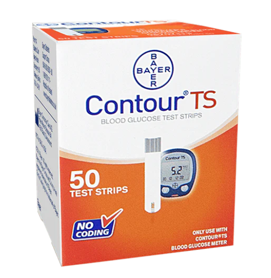 CONTOUR TS BLOOD GLUCOSE TEST STRIPS 50