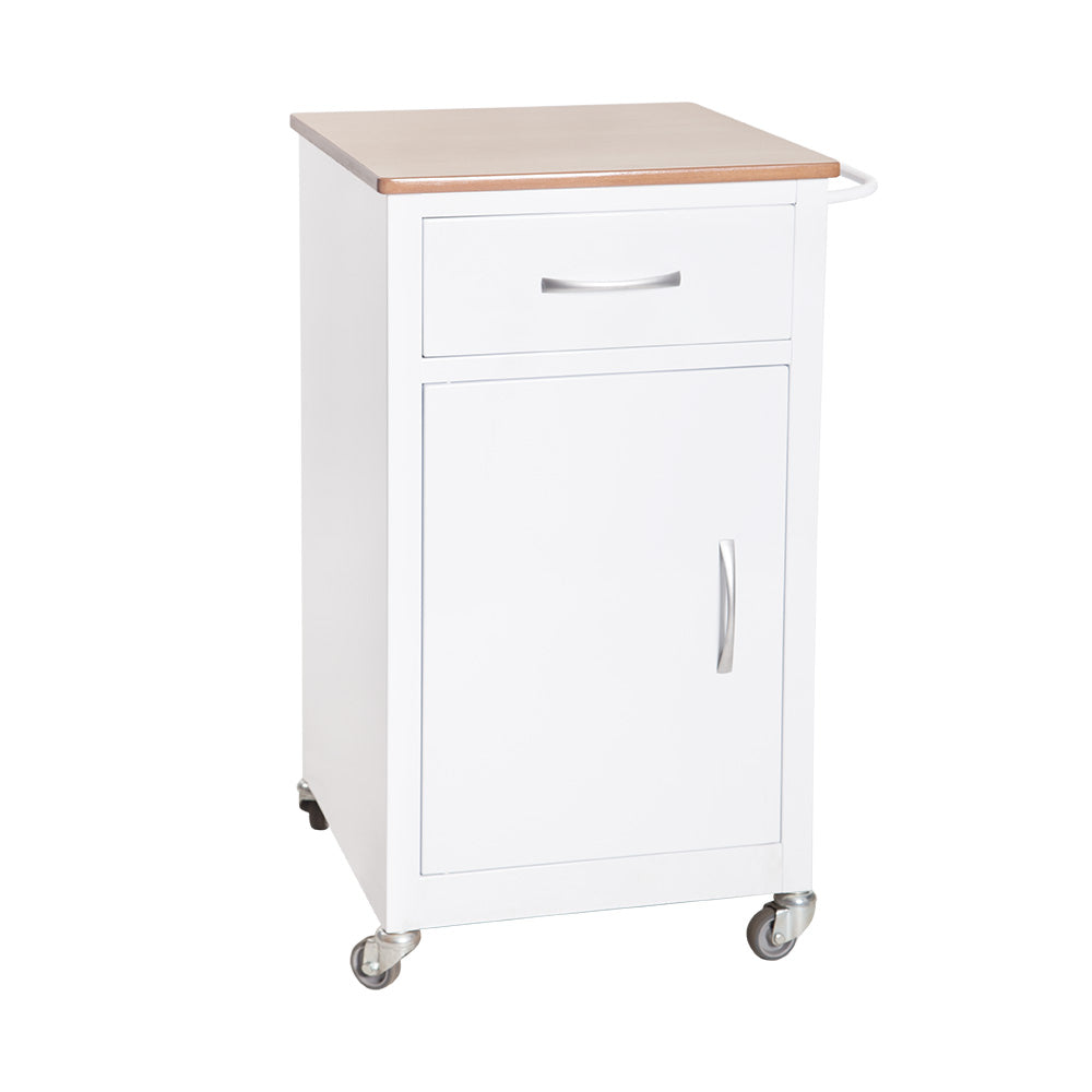 SINGLE BEDSIDE LOCKER (wood top)