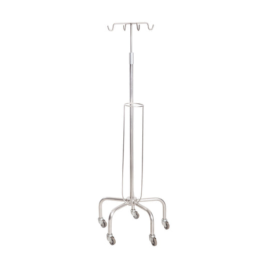 SPECIALISED MOBILE S/STEEL DRIP STAND WITH 02 HOLDER