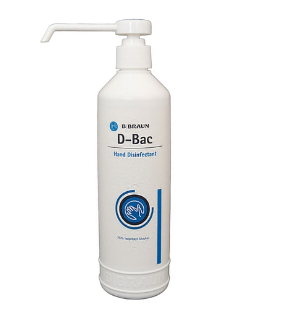 D-BAC ALC RUB 500ML WITH PUMP BBRAUN