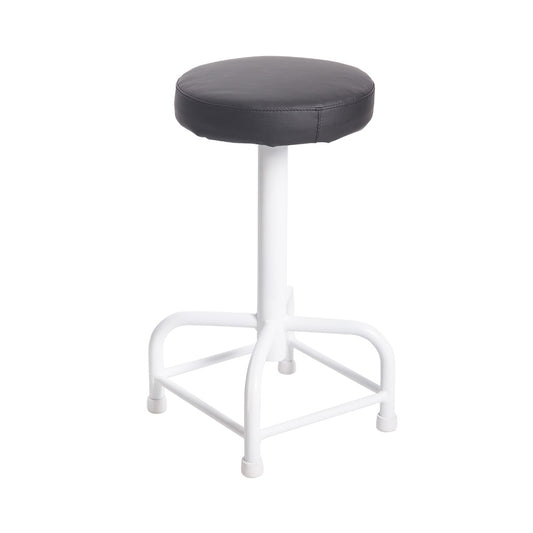 ANAESTHETIC STOOL S/S (on feet, upholstered top)