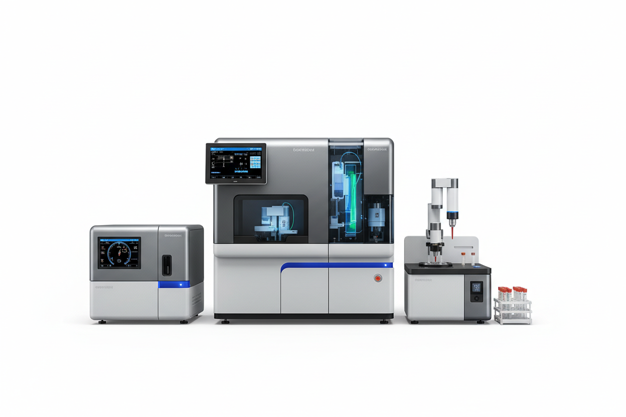 Diagnostic analyzers & lab tests (clinical chemistry, hematology)