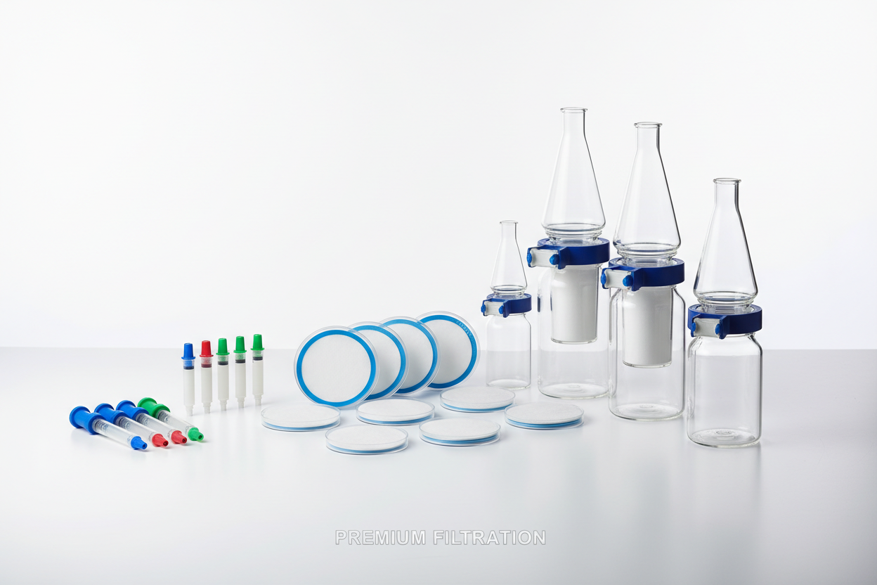 Filtration products (membranes, filters, syringes)
