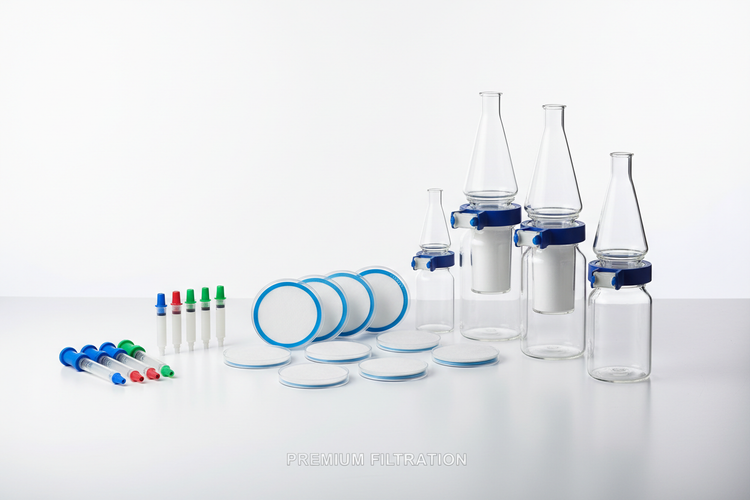 Filtration products (membranes, filters, syringes)