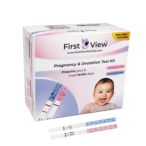 FirstView Fertility Kit 50 Ovulation + 20 Pregnancy