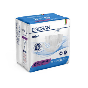 EGOSAN Adult All-in-One Diaper X-Large 9 Drop Pack of 15