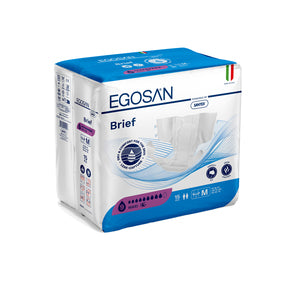 EGOSAN Adult All-in-One Diaper Medium 9 Drop Pack of 15