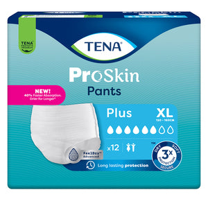 TENA ProSkin Pants Plus X-Large Pack of 12