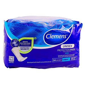 CLEMENS Care Pads Midi Pack of 14