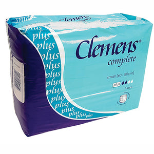 CLEMENS Plus Adult Nappies Small Pack of 14