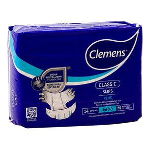 CLEMENS Plus Adult Nappies Medium Pack of 14