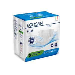 EGOSAN 8 Drop Brief Vitasoft X-Large Super Pack of 15