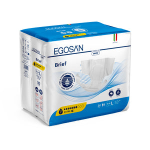 EGOSAN 7 Drop Brief Vitasoft Large Extra Pack of 30