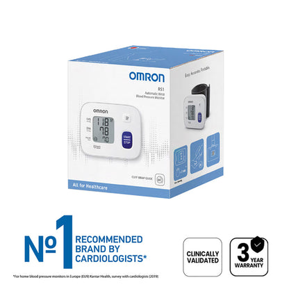 OMRON RS1 Automatic Wrist Blood Pressure Monitor