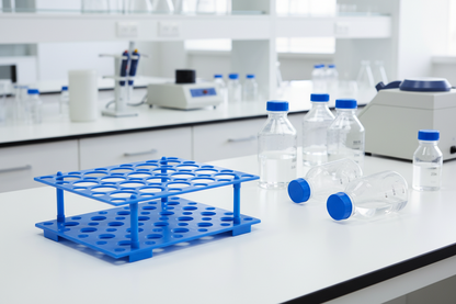 Rack Cent Tubes 15m  50ml & Microtubes BLUE