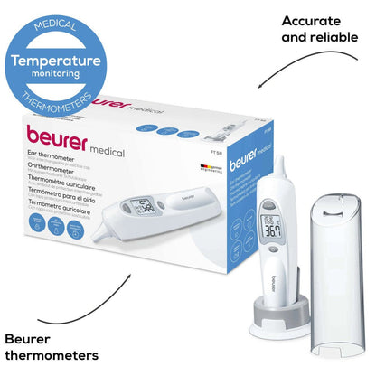 FT 58 Ear thermometer - with prot. caps