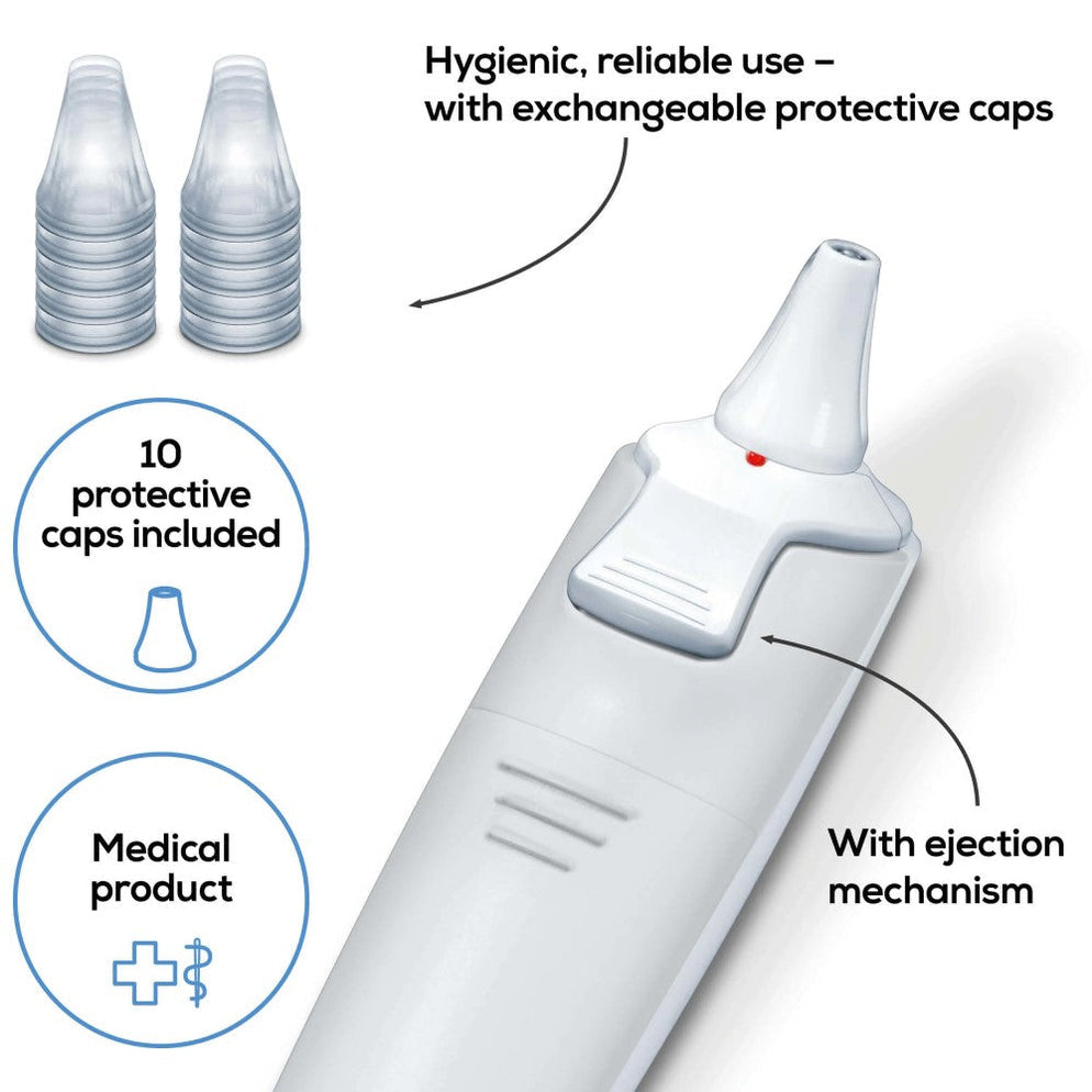 FT 58 Ear thermometer - with prot. caps