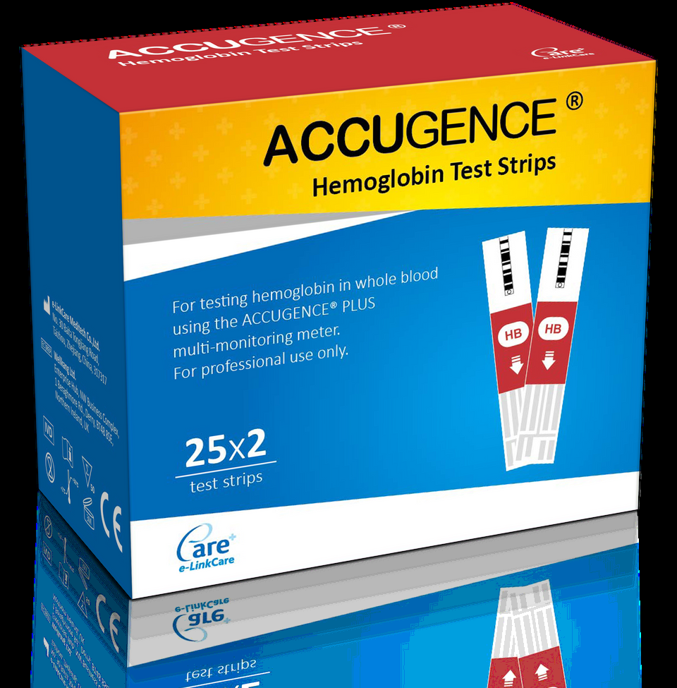 Accugence Hemoglobin Strips (50)
