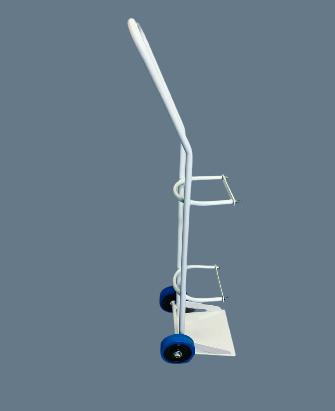 OXYGEN STAND SABS UPRIGHT ON TWO WHEEL