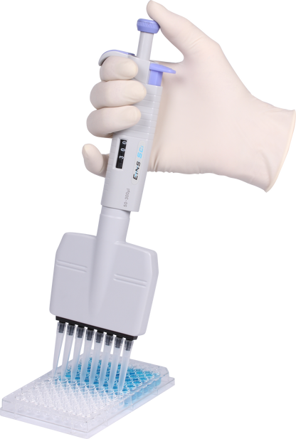 Eight-Channel Adjustable Volume (E-MP12A-AV50) Pipette