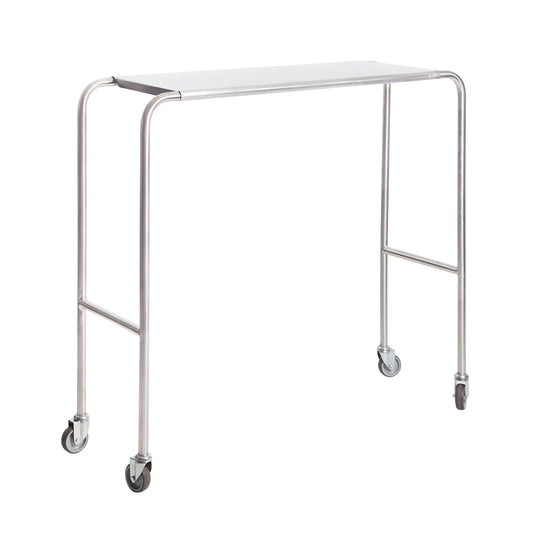 OVERBED TABLE S/S (fixed height) (s/steel top)