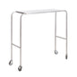 OVERBED TABLE S/S (fixed height) (s/steel top)