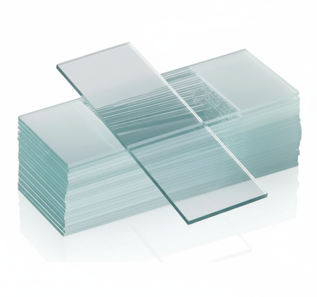 Micro Slides Single Frost Bevelled Clipd