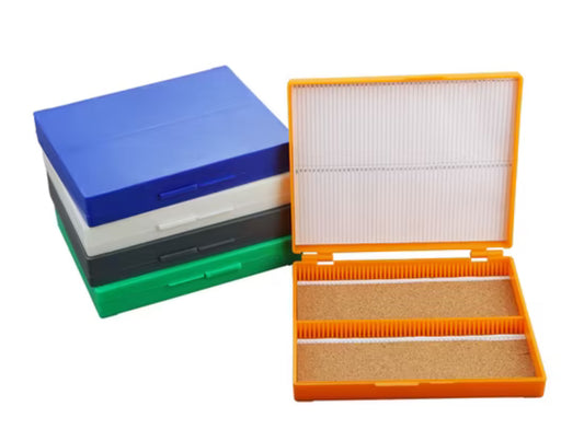 Slide Storage Box (100 Slides) Blue (Economy)